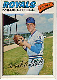 1977 Topps Baseball Cards      141     Mark Littell